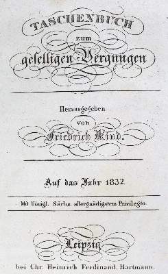 Bild Nr.2: 124-1058 Kind,F. (Hrsg.).: (Almanache)