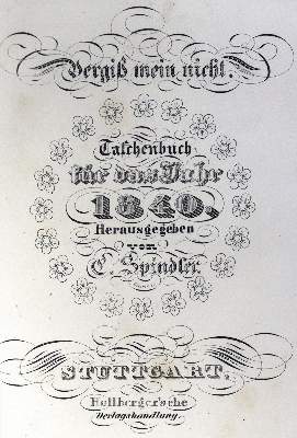 Bild Nr.1: 124-1065 Spindler,C. (Hrsg.).: (Almanache)