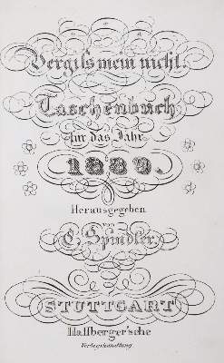 Bild Nr.1: 124-1069 Vergissmeinnicht.: (Almanache)