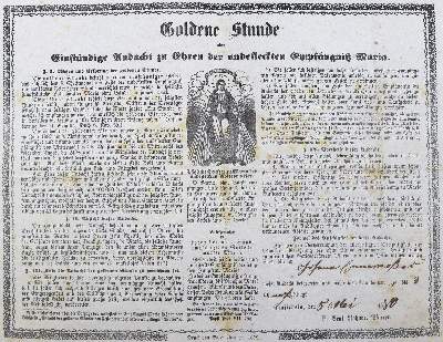 Bild Nr.7: 124-110 Bruderschaftsbriefe.: (Einblattdrucke u. Flugschriften)