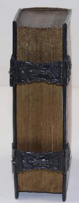 Bild Nr.5: 124-1115 Schwarzer Ledereinband: (Einband)