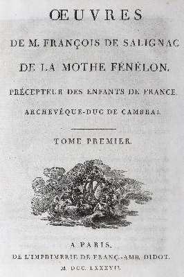 Bild Nr.2: 124-1123 Fenelon,F.de Salignac de la Mothe.: (Literatur und illustrierte Bücher bis 19.Jahrhundert)