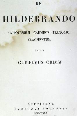 Bild Nr.1: 124-1139 Grimm,W.: (Literatur und illustrierte Bücher bis 19.Jahrhundert)