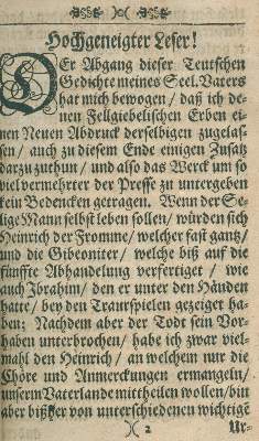 Bild Nr.2: 124-1140 Gryphius,A.: (Literatur und illustrierte Bücher bis 19.Jahrhundert)