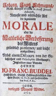 Bild Nr.1: 124-1163 Lehmann,J.J.: (Literatur und illustrierte Bücher bis 19.Jahrhundert)