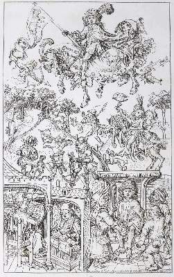 Bild Nr.2: 124-1177 Mittelalterliches Hausbuch.: (Literatur und illustrierte Bücher bis 19.Jahrhundert)