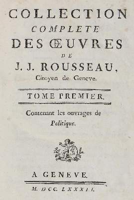 Bild Nr.1: 124-1204 Rousseau,J.J.: (Literatur und illustrierte Bücher bis 19.Jahrhundert)
