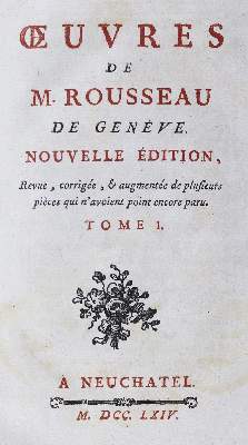 Bild Nr.2: 124-1207 Rousseau,J.J.: (Literatur und illustrierte Bücher bis 19.Jahrhundert)