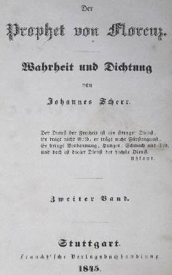 Bild Nr.1: 124-1215 Scherr,J.: (Literatur und illustrierte Bücher bis 19.Jahrhundert)
