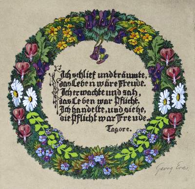 Bild Nr.1: 124-1221 Sinnsprüche und Zitate.: (Literatur und illustrierte Bücher bis 19.Jahrhundert)