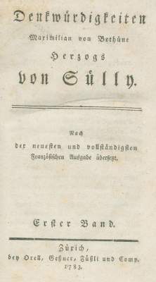 Bild Nr.1: 124-1222 Sully,M.de Bethune duc de.: (Literatur und illustrierte Bücher bis 19.Jahrhundert)