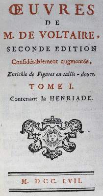 Bild Nr.2: 124-1234 Voltaire,F.M.A.de.: (Literatur und illustrierte Bücher bis 19.Jahrhundert)
