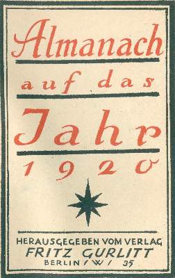 Bild Nr.2: 124-1242 Almanach: (Literatur und illustrierte Bücher 20.Jahrhundert - Alte Literatur in modernen Ausgaben)