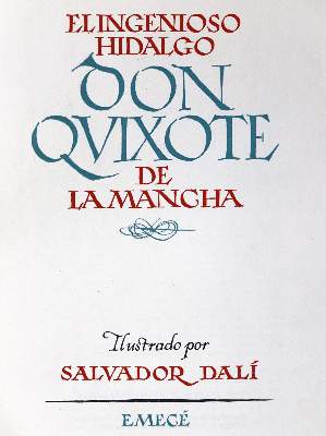 Bild Nr.1: 124-1268 Cervantes Saavedra,M.de.: (Dali)