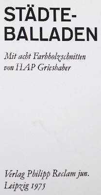 Bild Nr.11: 124-1319 Hermlin,S.: (Grieshaber)