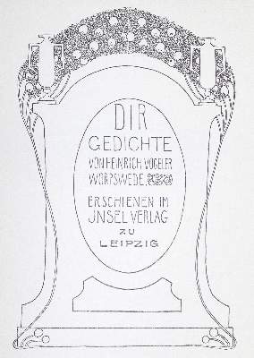 Bild Nr.1: 124-1344 Vogeler-Worpswede,H.: (Insel-Verlag)