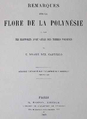 Bild Nr.1: 124-1446 Drake del Castillo,E.: (Botanik)