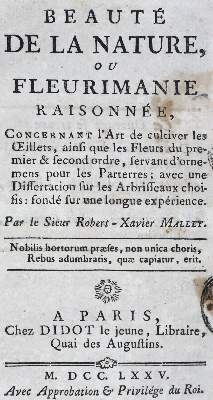 Bild Nr.1: 124-1454 Mallet,R.X.: (Botanik)