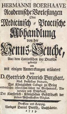 Bild Nr.1: 124-1473 Boerhaave,H.: (Medizin)