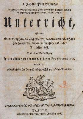 Bild Nr.1: 124-1483 Baumer,J.P.: (Medizin, Hundebiss)