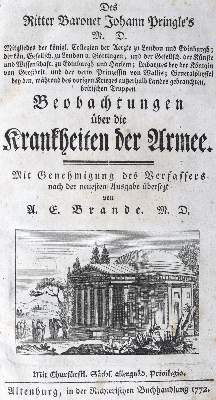 Bild Nr.11: 124-1487 Pringle,J.: (Medizin, Militaria)