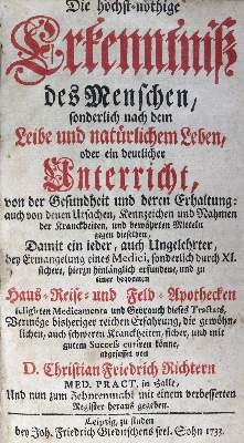 Bild Nr.1: 124-1493 Richter,C.F.: (Medizin, Pharmazie)