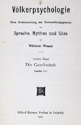 Bild Nr.1: 124-1499 Wundt,W.: (Medizin, Psychologie)