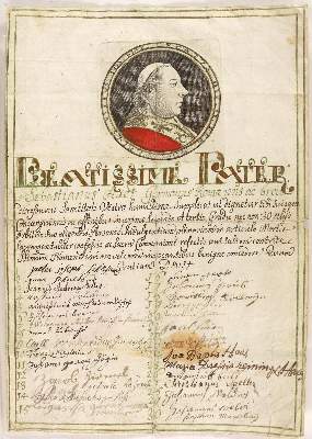 Bild Nr.1: 124-151 Ablaßbrief: (Handschriften)