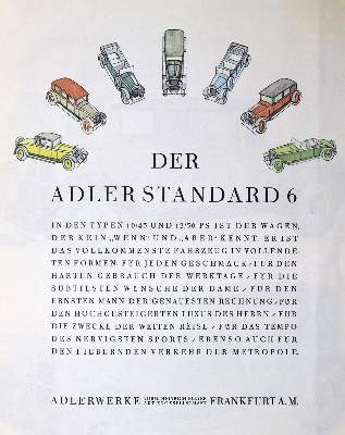 Bild Nr.1: 124-1541 Adler.: (Verschiedene Gebiete - Varia, Auto)