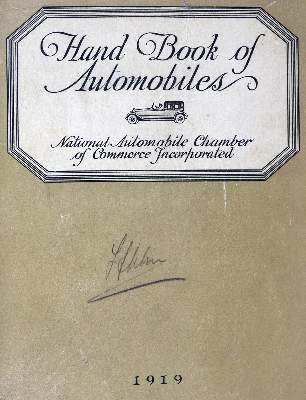 Bild Nr.1: 124-1543 Hand Book of Automobiles: (Verschiedene Gebiete - Varia, Auto)