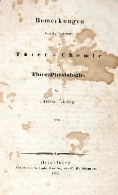 Bild Nr.1: 124-1551 Liebig,J.v.: (Verschiedene Gebiete - Varia, Chemie)