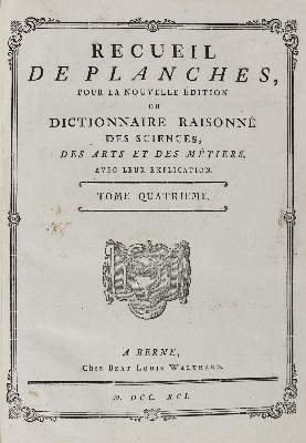 Bild Nr.6: 124-1555 Diderot,D. u. J. d'Alembert.: (Verschiedene Gebiete - Varia)
