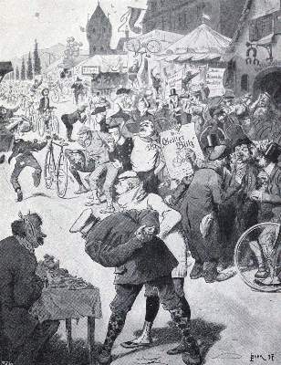 Bild Nr.1: 124-1564 O diese Radler!: (Verschiedene Gebiete - Varia, Fahrrad)