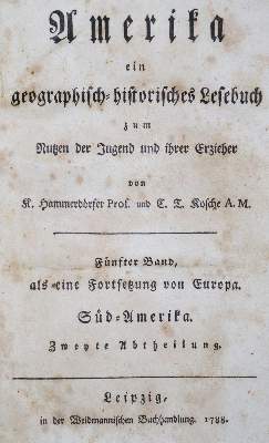 Bild Nr.1: 124-1615 Hammerdörfer,K. u. C.T.Kosche.: (Amerika)