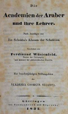 Bild Nr.1: 124-1624 Wüstenfeld,F.: (Asien, Arabien)
