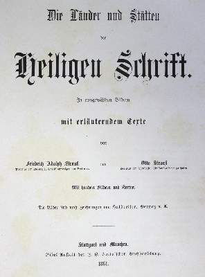 Bild Nr.2: 124-1648 Strauß,F.A. u. O.Strauß.: (Asien, Palästina)