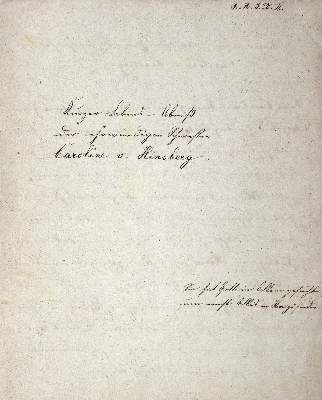 Bild Nr.1: 124-165 Hinsberg,C.: (Handschriften)