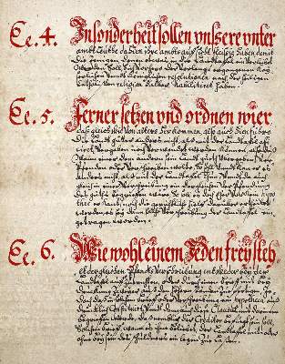 Bild Nr.2: 124-166 I. Nach dem die königl. landtaffel...: (Handschriften)