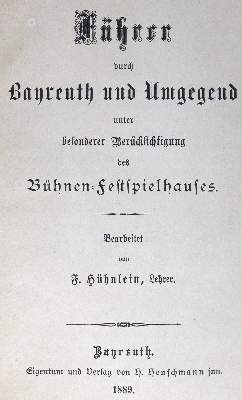 Bild Nr.1: 124-1667 Hühnlein,F.: (Deutschland, Bayreuth)