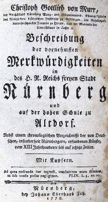 Bild Nr.11: 124-1700 Murr,C.G.v.: (Deutschland, Nürnberg)