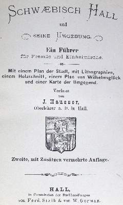 Bild Nr.1: 124-1731 Hausser,J.: (Deutschland, Schwäbisch Hall)