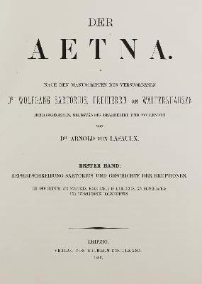 Bild Nr.3: 124-1784 Sartorius von Waltershausen,W. u. A.v.Lasaulx.: (Italien)