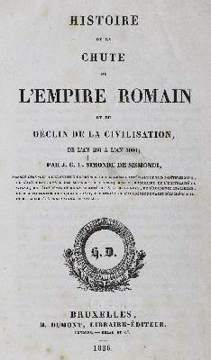 Bild Nr.1: 124-1785 Simonde de Sismondi,J.C.L.: (Italien)