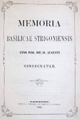 Bild Nr.1: 124-1796 Memoria Basilicae Strigoniensis: (Österreich)