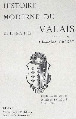 Bild Nr.1: 124-1820 Grenat,(P.A.).: (Schweiz)