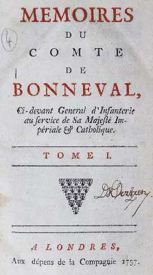 Bild Nr.1: 124-1915 Bonneval,(C.A.de.).: (Verschiedene Länder - Geschichte, Türkei)