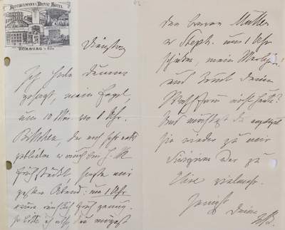 Bild Nr.4: 124-1929 Bismarck, Johanna von: (Autographen)