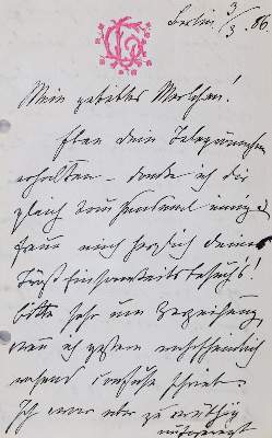 Bild Nr.7: 124-1929 Bismarck, Johanna von: (Autographen)
