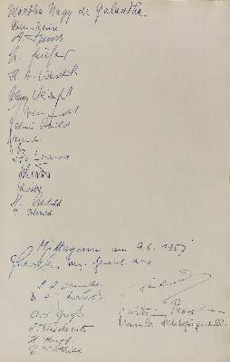 Bild Nr.3: 124-1935 Gästebuch: (Autographen)