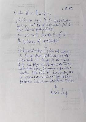 Bild Nr.1: 124-1941 Jungk, Robert: (Autographen)
